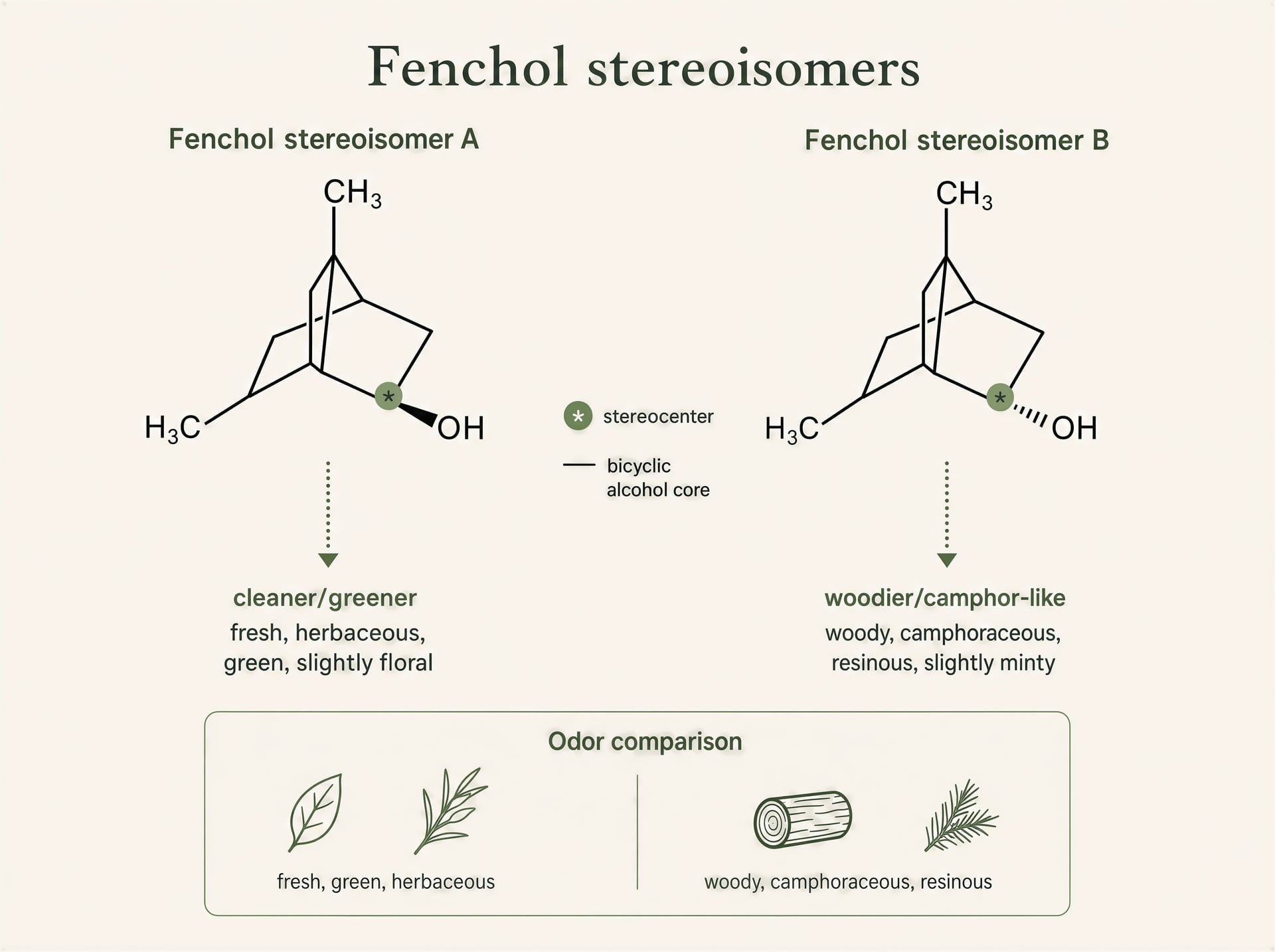 Fenchol en cannabis: aroma, efectos y evidencia