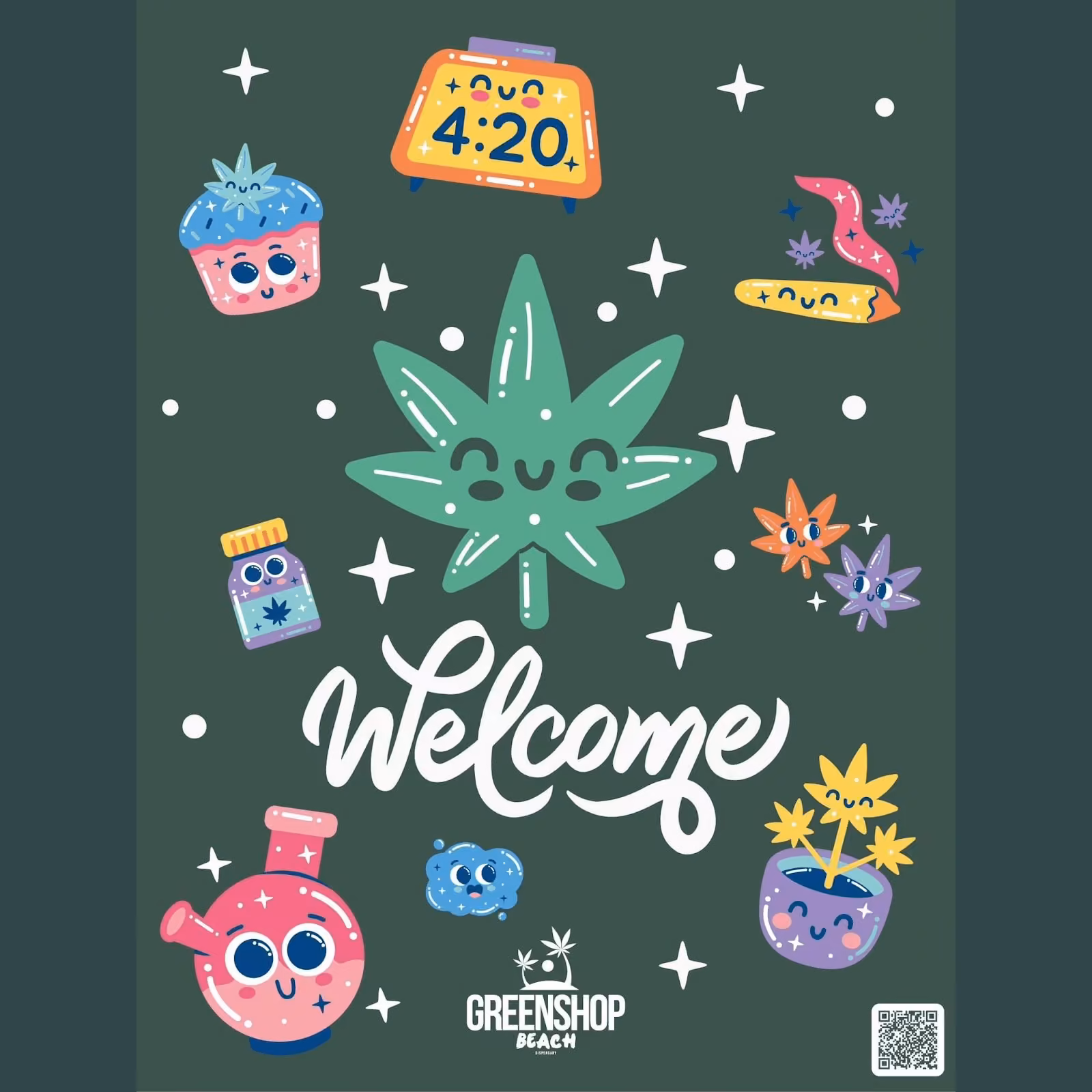 Cannabis Social Club Greenshop Beach logo
