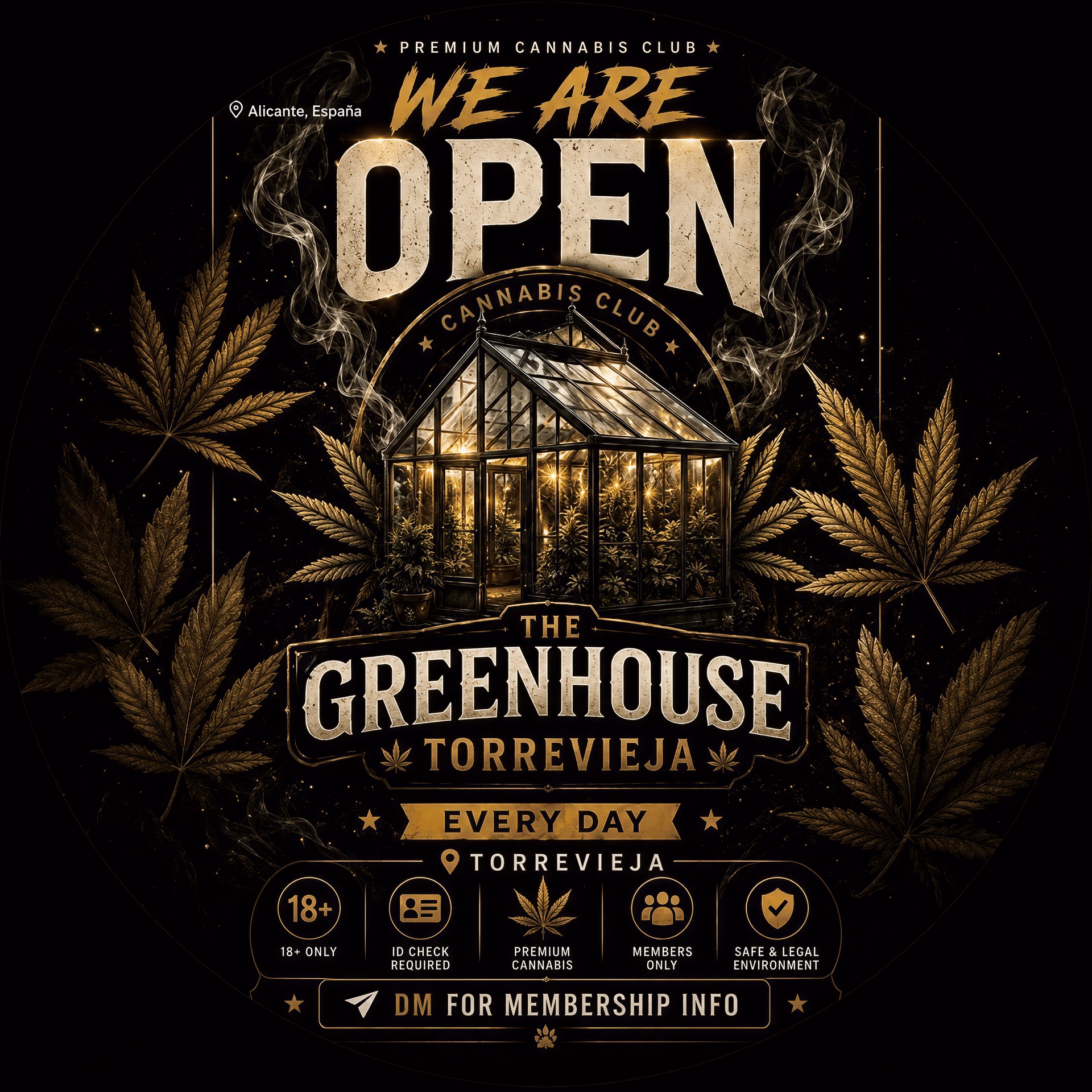 Cannabis Social Club The Greenhouse in Torrevieja logo