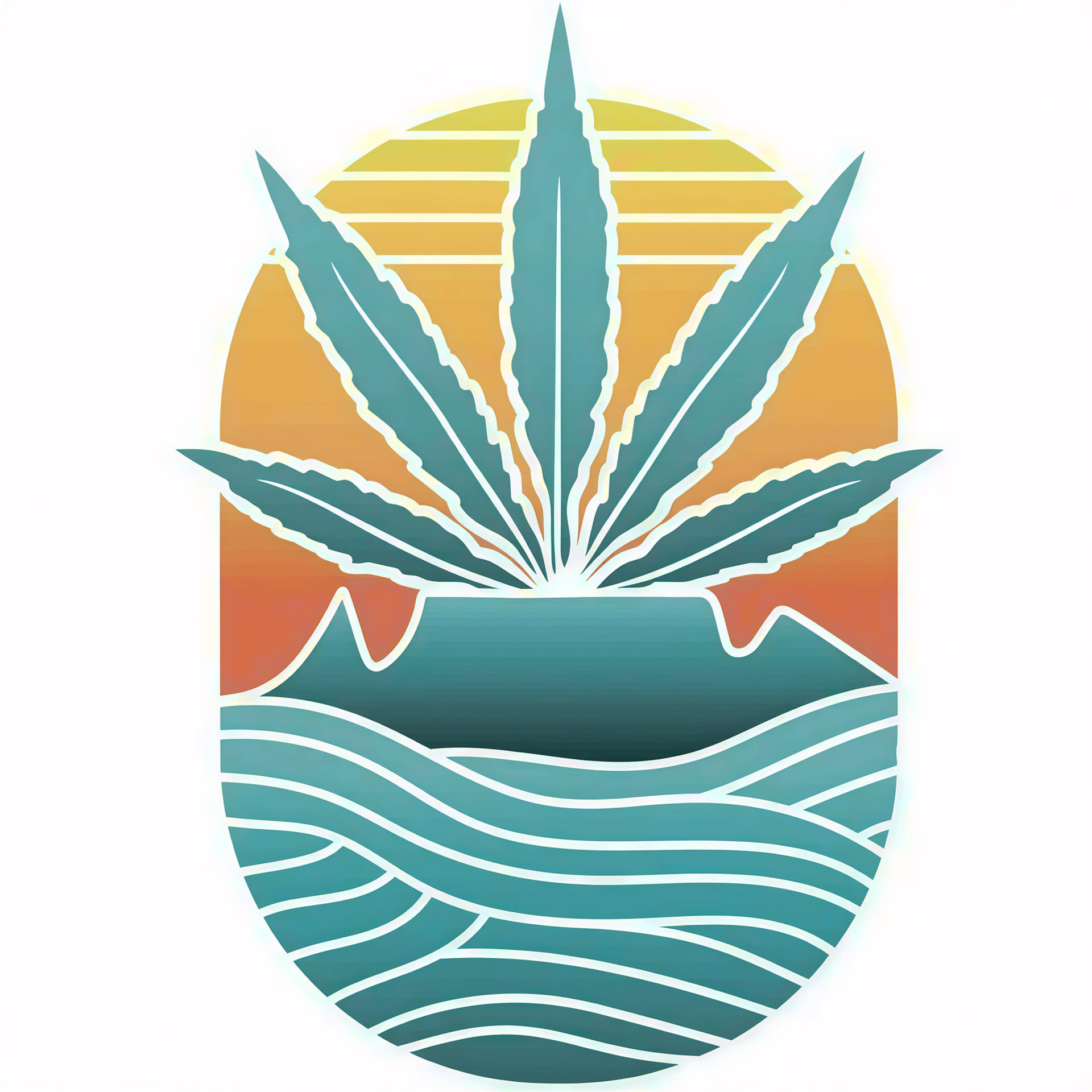 Cannabis Social Club Lekker Leaf logo
