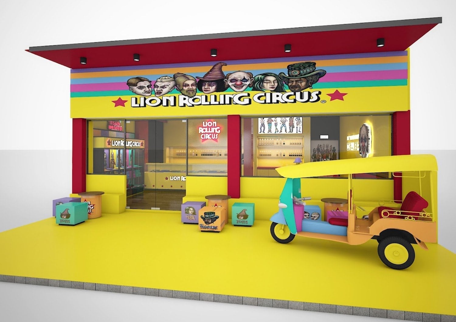 Lion Rolling Circus