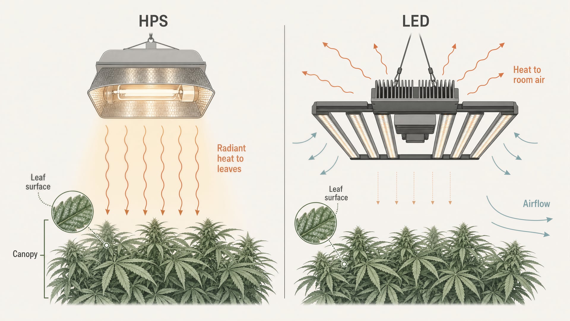 Cannabis लाइटिंग गाइड: PPFD, DLI और Grow Lights