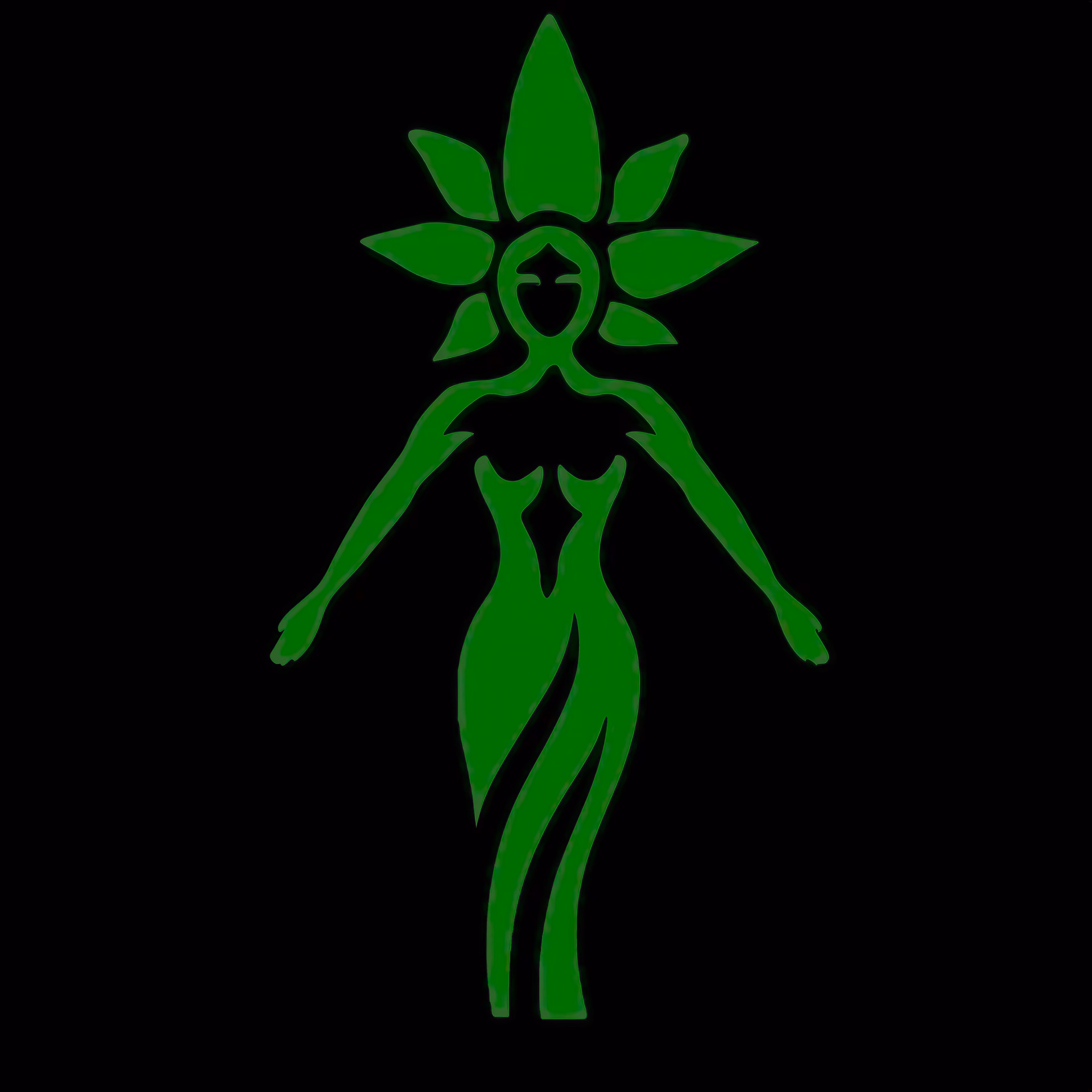 Green Flower Club logo