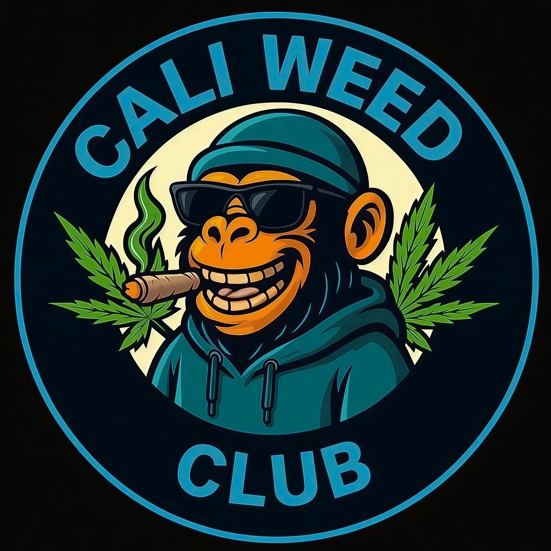 نادي القنب الاجتماعي Cali Weed Club شعار