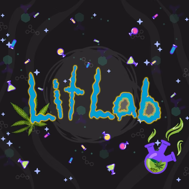 Cannabis Social Club Lit Lab logotipo