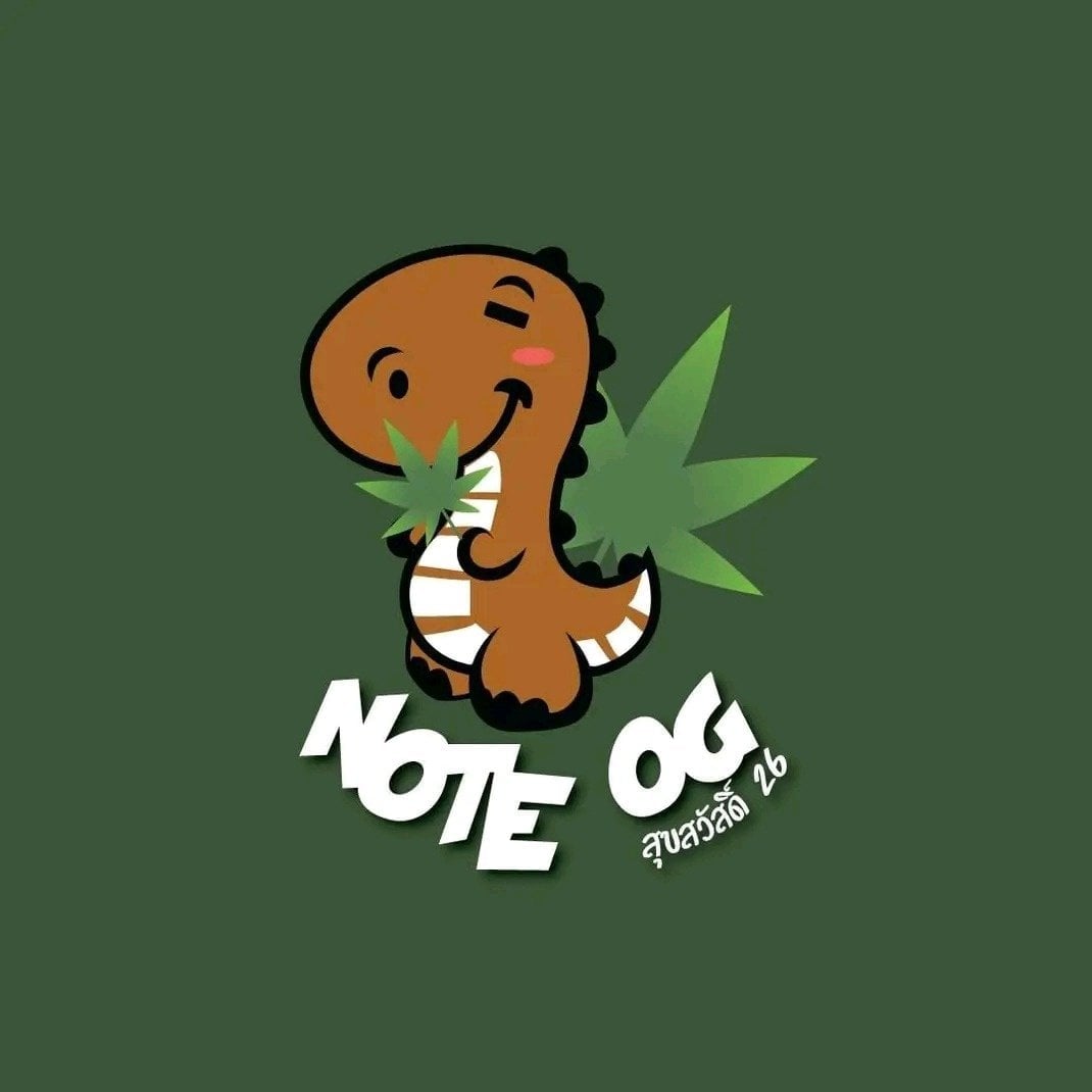Note Og 420 Weed Cannabis logo