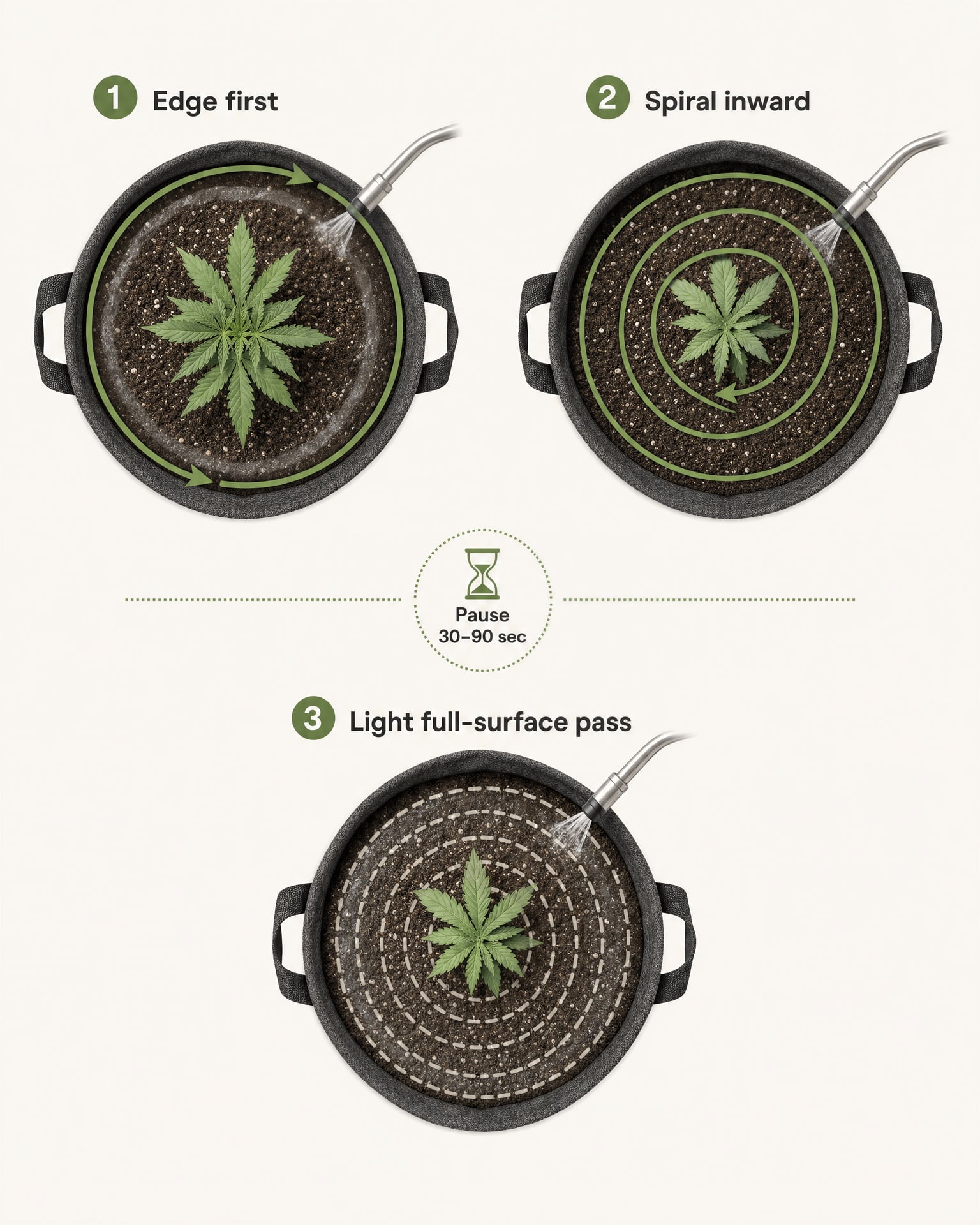 دليل ري cannabis: السقي، pH ومياه الصرف