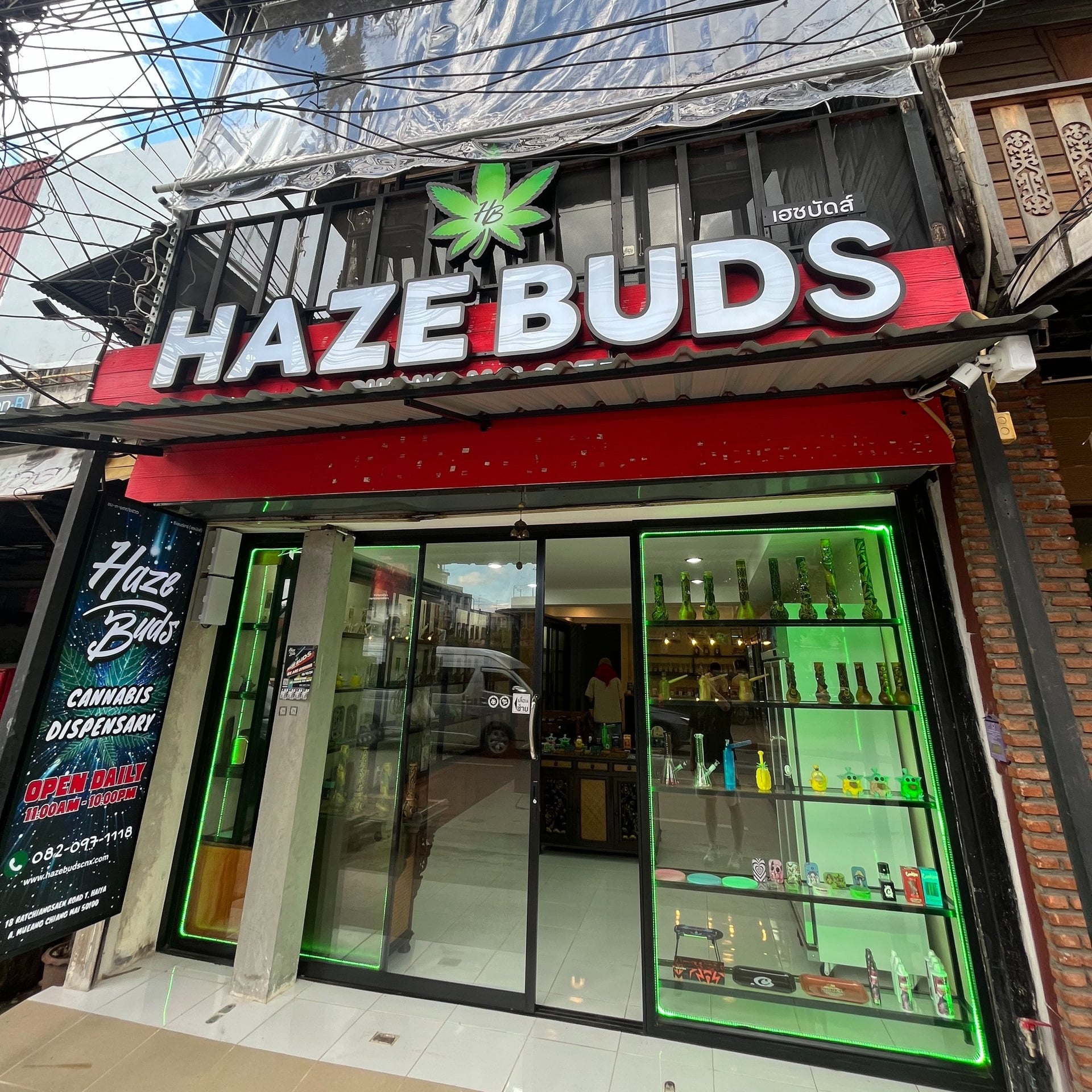 Haze Buds Cannabis Chiang Mai Gate Saturday Walking Street Weed