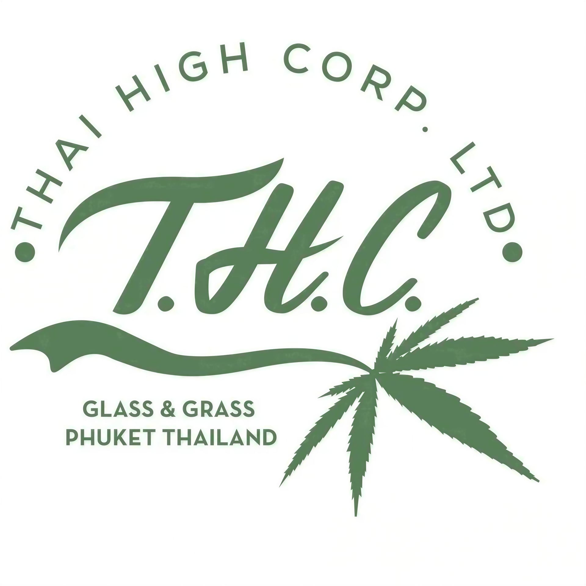 大麻社交俱乐部 THC Thai High Corporation 标志