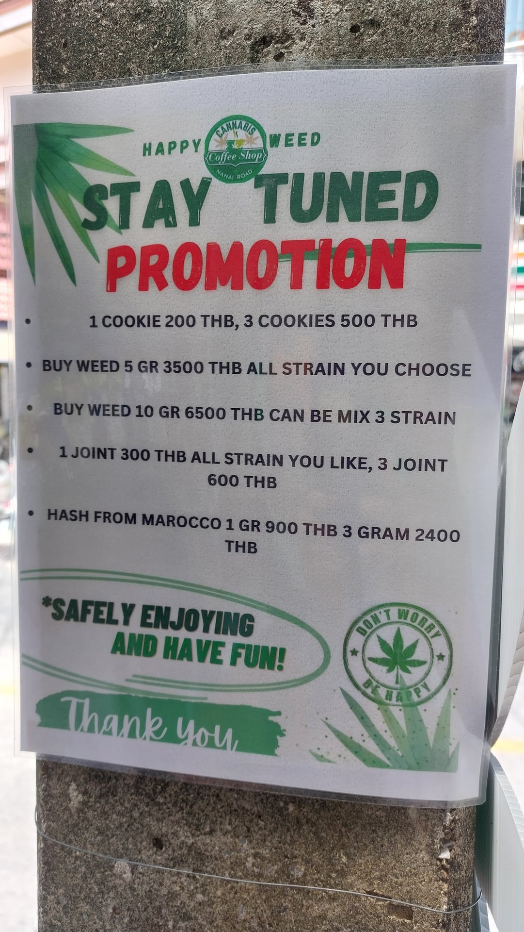 Happy Weed Coffee Shop Patong