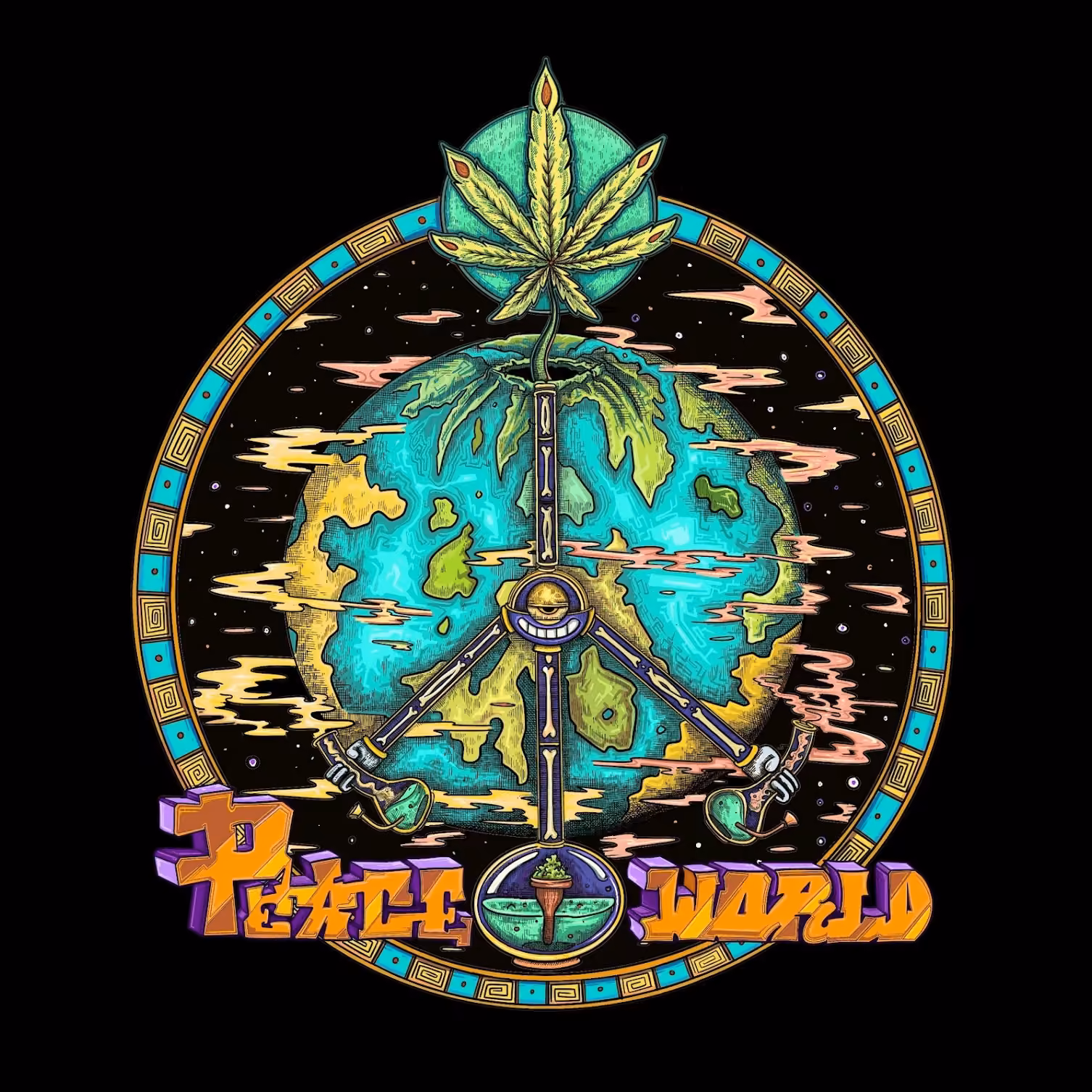 Cannabis Social Club Peaceworld logo