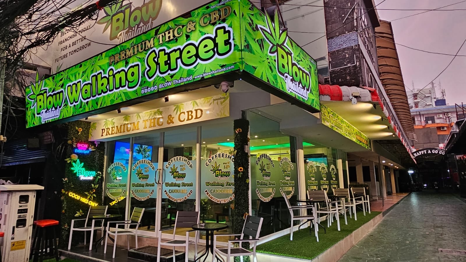 Blow Cannabis Coffee Shop Lounge