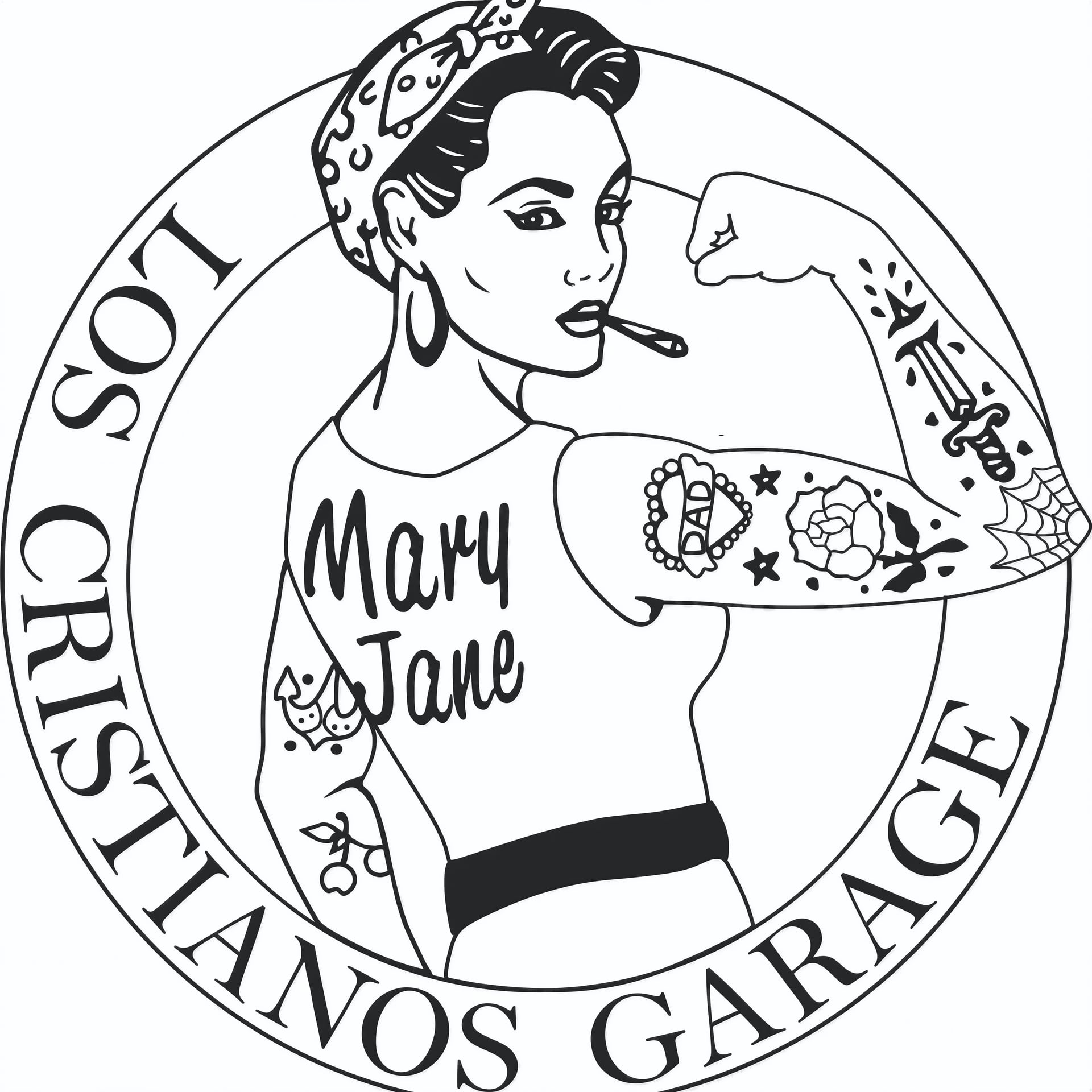大麻ソーシャルクラブ Mary Jane ロゴ
