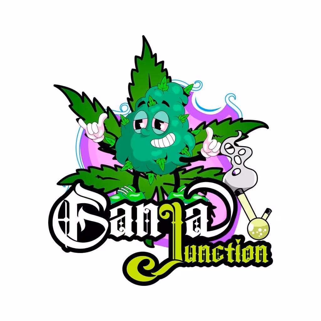 Pattaya的大麻社交俱乐部 Ganja Junction 标志
