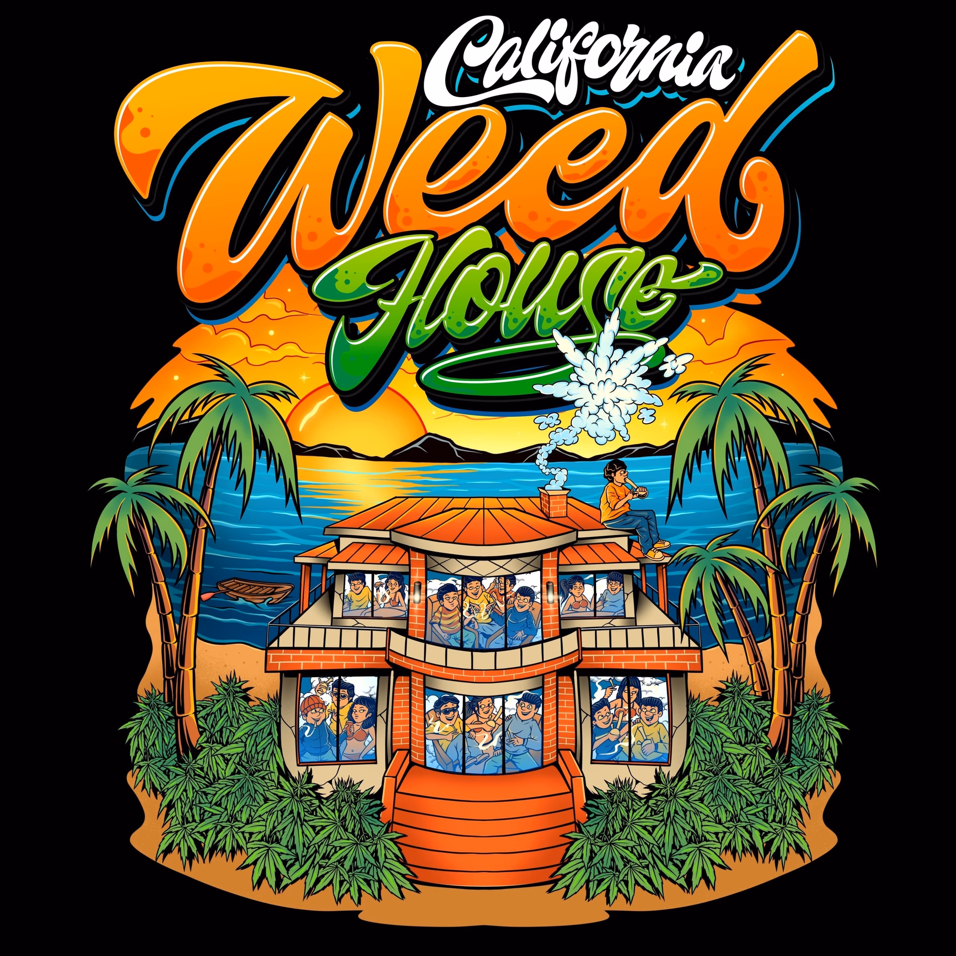 California Weed House logo